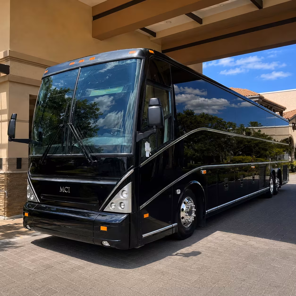 parma wedding shuttle bus rentals for ceremonies and receptions