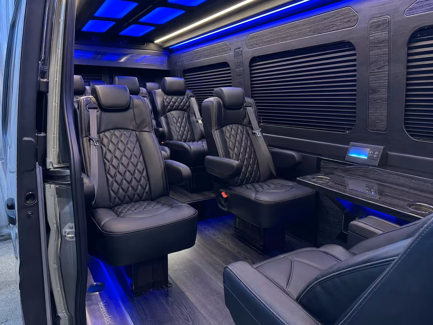 sprinter van transportation for groups and events across parma