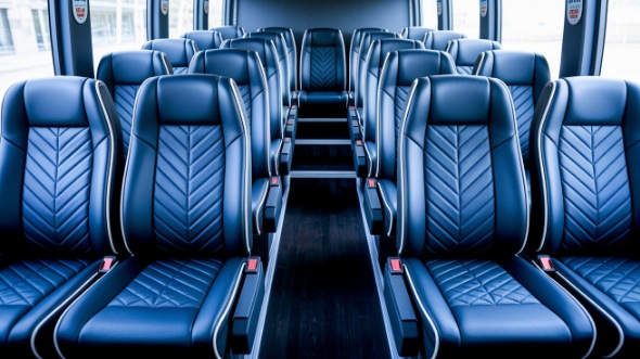 parma 18 passenger minibus inside