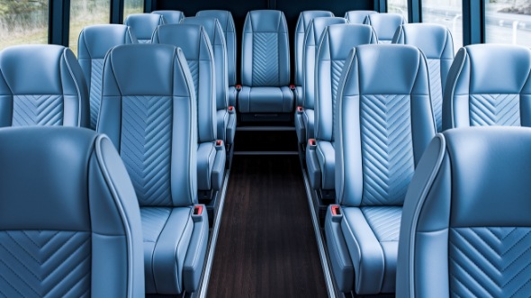 parma 18 passenger minibus interior