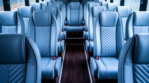 parma 20 passenger minibus interior