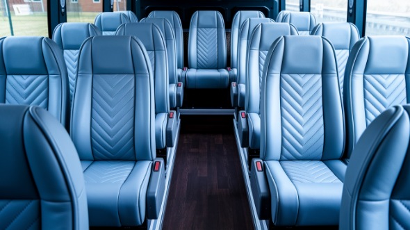 parma 28 passenger minibus inside