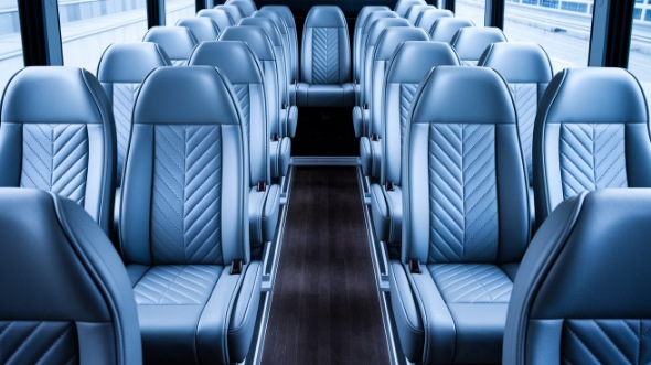 parma 28 passenger minibus interior