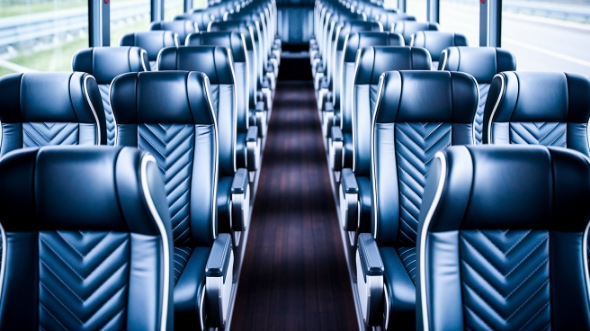 parma 50 passenger charter bus inside
