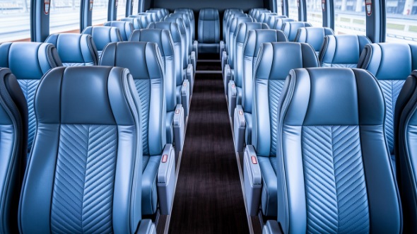 parma 50 passenger charter bus interior