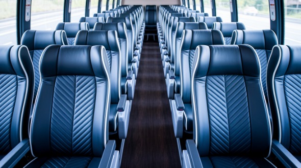 parma 54 passenger charter bus inside