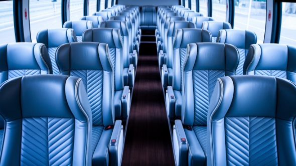 parma 54 passenger charter bus interior