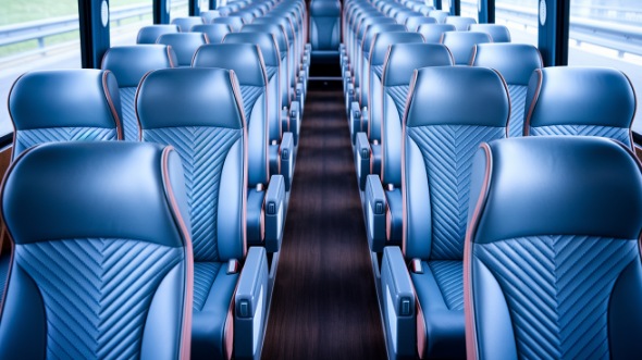 parma 55 passenger charter bus interior