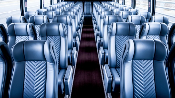 parma 56 passenger charter bus interior