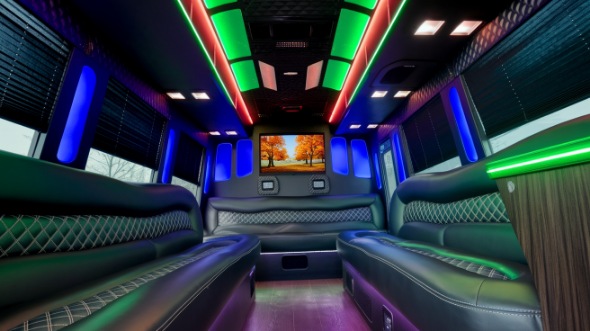 parma party bus rental interior