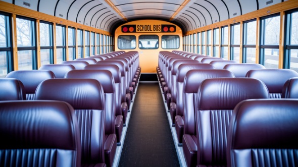 parma school bus rental inside