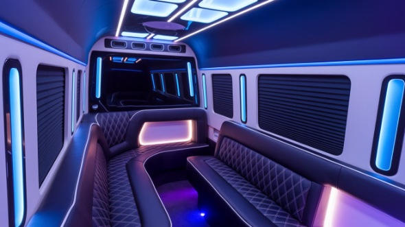 parma sprinter limo rental interior