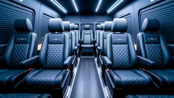 parma sprinter van with driver interior